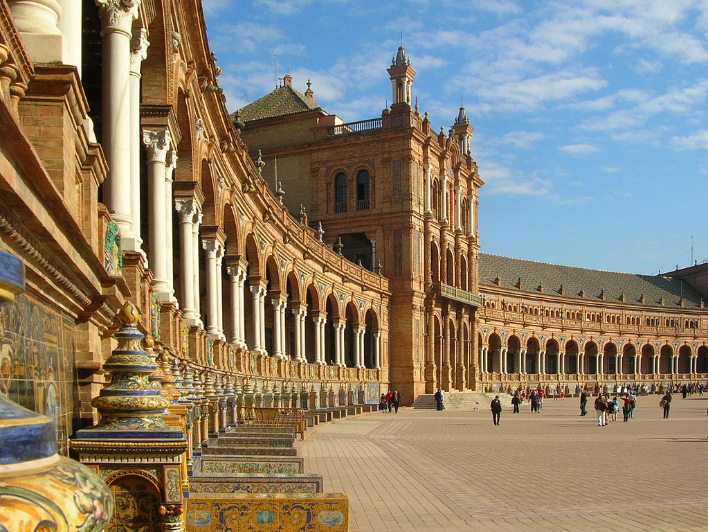 Séville - la place d'Espagne